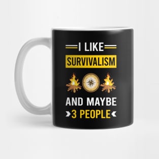 3 People Survivalism Prepper Preppers Survival Mug